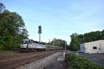 Westbound NJT with a PL42AC leading a Comet V Set 